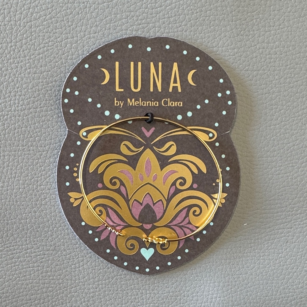 Luna by Melania Clara Cat Gold Bracelet